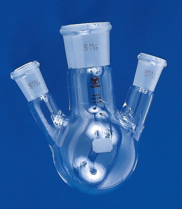 共通摺合四つ口フラスコ 0082-07-30 500mL /1-4362-03 共通摺合四つ口フラスコ 0082-07-30 500mL ⁄1-4362-03 共通摺合四